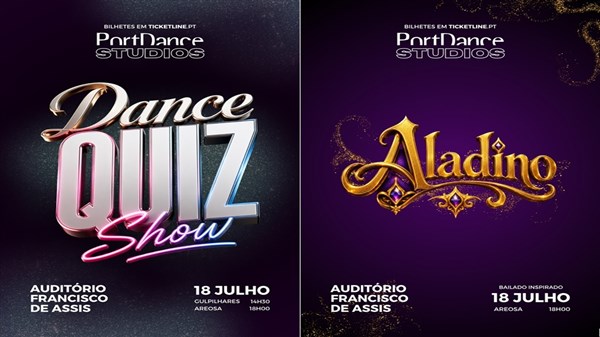 Espetáculo Portdance Studios - 18 Julho